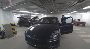 Mazda CX-9 и Porshe Macan в защите от угона